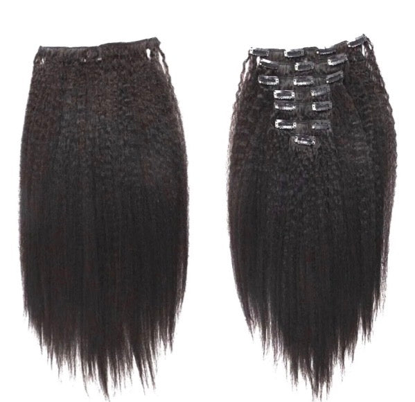 Luxury Clip-in Kinky Straight